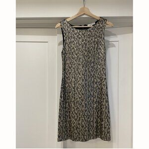 Black & Gold Mini Sequin Dress